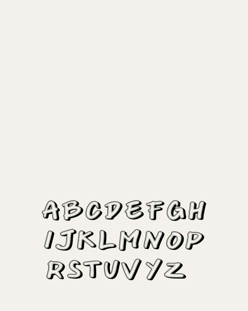 Kid's NIMIX 6-Piece Alphabet Patch Set